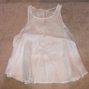 Anthropologie Linen Tank